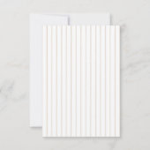 Cafe Bebe Baby Shower  Kaart (Achterkant)