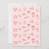 Cafe Bebe Baby shower Kaart (Achterkant)