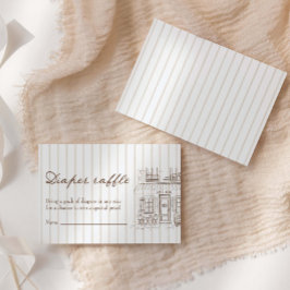 Cafe Bebe Baby Shower Luier Raffle Informatiekaartje