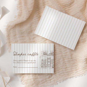 Cafe Bebe Baby Shower Luier Raffle Informatiekaartje