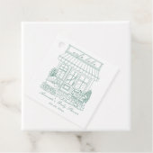 Cafe Bebe Bonjour Baby Shower Bedankjes Labels (In situ)