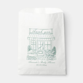 Cafe Bebe Bonjour Baby Shower Bedankzakje