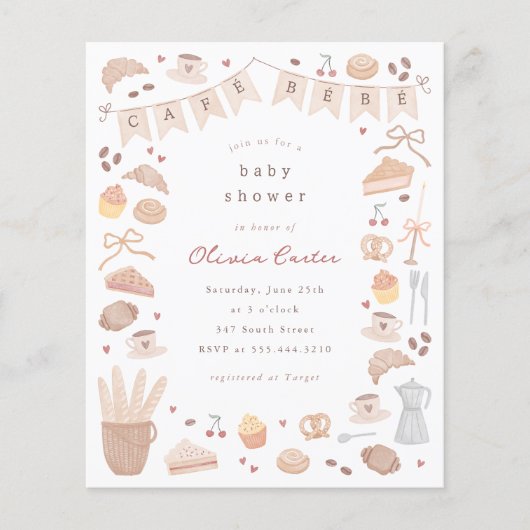 Cafe Bebe Budget Baby Shower (Voorkant)