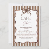 Cafe Bebe Cadeau Baby Shower Kaart (Voorkant)