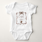 Cafe Bebe Cadeau Baby Shower Romper (Voorkant)