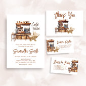 Cafe Bebe Coffee Baby shower Kaart