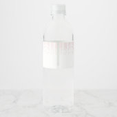 Cafe Bebe Coffee Baby Shower Waterfles Etiket (Achterkant)