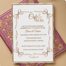 Cafe Bebe Coffee Franse Babyborrel Kaart