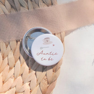 Cafe Bebe Cute Franse Baby Shower Tante Wordt Oma Ronde Button 5,7 Cm