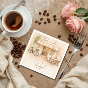 Cafe Bebe Geslachtsonzijdige Elegante Bruine Babyb Servet