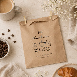 Cafe Bebe Home Coffee Baby Shower Bedankzakje