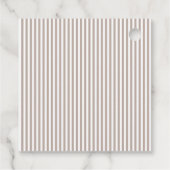 Cafe Bebe Home Coffee Baby Shower Espresso Bedankjes Labels (Achterkant)