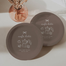 Cafe Bebe Home Coffee Baby Shower Espresso Papieren Bordje
