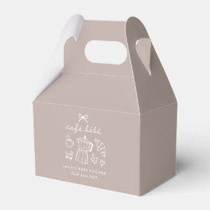 Cafe Bebe Home Coffee Baby Shower Latte Bedankdoosjes