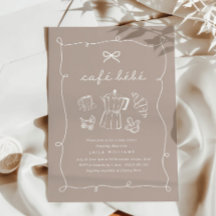 Cafe Bebe Home Coffee Baby Shower Latte