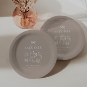 Cafe Bebe Home Coffee Baby Shower Latte Papieren Bordje