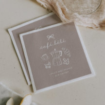 Cafe Bebe Home Coffee Baby Shower Latte