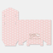 Café Bébé Parijs thema baby shower Bedankdoosjes (Ongevouwen)