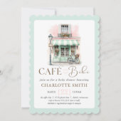 Café Bébé Paris thema baby shower Kaart (Voorkant)