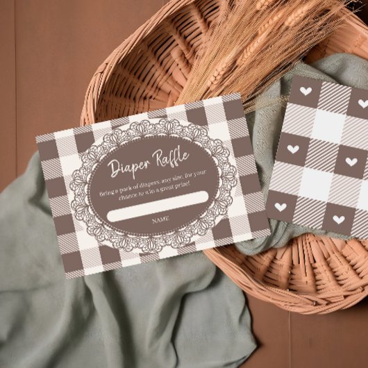 Cafe Bebe Rusticale Baby Shower Luierspel Informatiekaartje