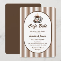 Cafe Bebe Schattige Cafe Thema Baby Shower