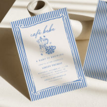 Cafe Bebe Shower | Blauwe Streep Baby is Op Komst