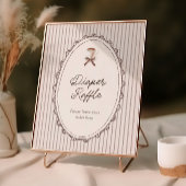 Cafe Bebe Vintage Diaper Raffle Poster