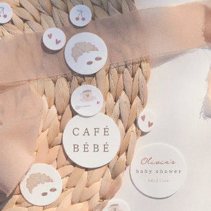 Cafe Bebe Watercolor Mooie Baby Shower Confetti