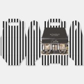 Café Bébé Zwart-wit Baby shower Bedankdoosjes (Ongevouwen)