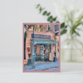 Cafe Beignet Koffiewinkel Franse wijk Briefkaart (Staand voorkant)