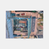 Cafe Beignet Koffiewinkel Franse wijk Fleece Deken (Voorkant (Horizontaal))