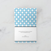 Cafe Blue Stip Kaartjes Bedankt Assorti (Binnen)