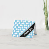 Cafe Blue Stip Kaartjes Bedankt Assorti (Voorkant)