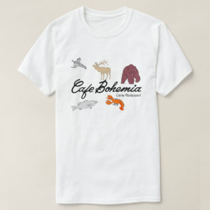 Café Bohemia Game Restaurant, Chicago T-shirt