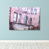 Cafe Borgia Canvas Afdruk (Insitu (Houten vloer))