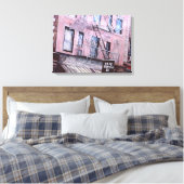 Cafe Borgia Canvas Afdruk (Insitu (Slaapkamer))