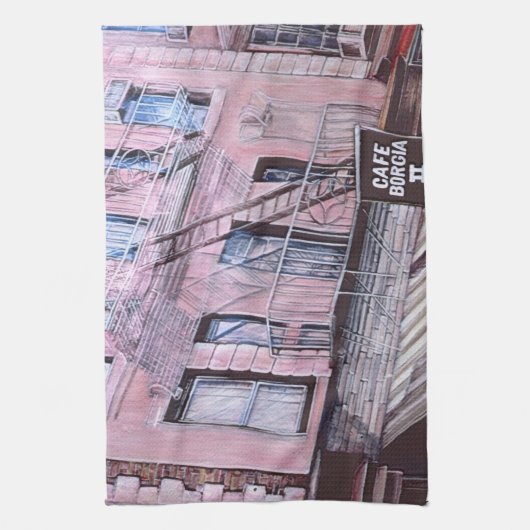 Cafe Borgia Theedoek (Verticaal)