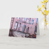 Cafe Borgia Wenskaart Kaart (Gele Bloem)