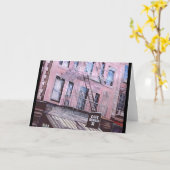 Cafe Borgia Wenskaart Kaart (Gele Bloem)