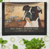 Cafe Boxer Theedoek (Gevouwen)