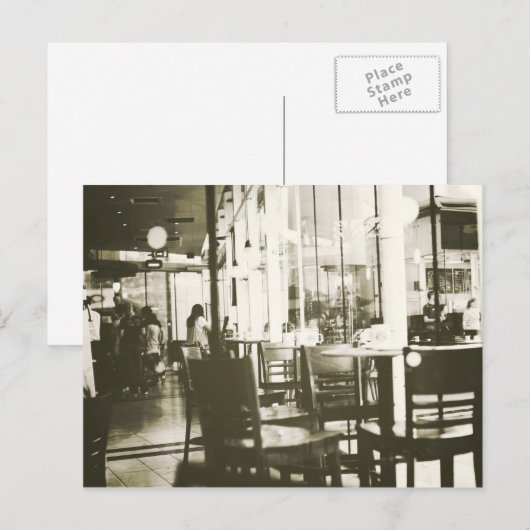 café... briefkaart (Voorkant / Achterkant)