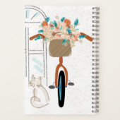 Cafe Cafe Cute Custom Notitieboek (Achterkant)