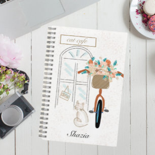 Cafe Cafe Cute Custom Notitieboek