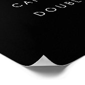 Cafe Cafetaria Prijs Menu Op Maat Gedrukt Poster (Hoek)