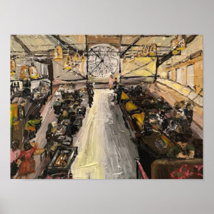 Cafe Campana op Muse D'Orsay Poster