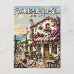 Café Carmel in Carmel-by-the-Sea Californië Briefkaart