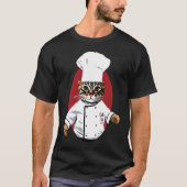 Cafe Cat T-shirt (Voorkant)