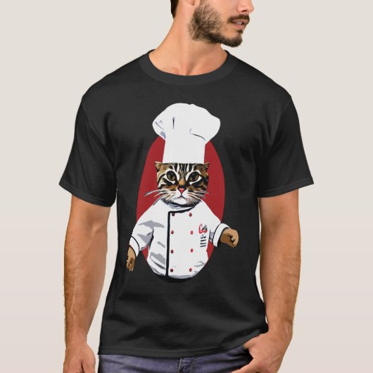 Cafe Cat T-shirt (Voorkant)