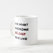 café chef, geweldige koffiemok (Voorkant links)