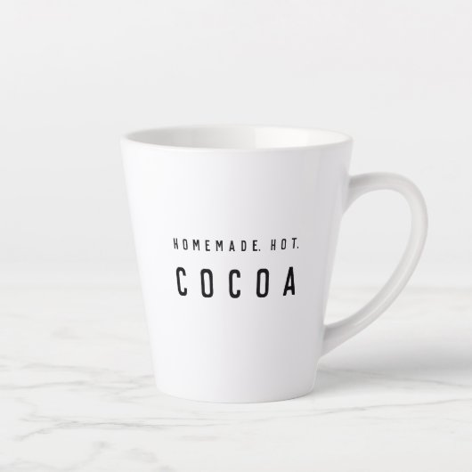 Cafe Chic Homemade Hot Cocoa Chocolate Mok (Rechts)